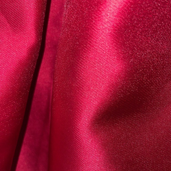 Pink & Violet Kids Girls Size 8 Red Bow Rhinestone Party Dress Holiday - Picture 5 of 8